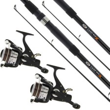 2 x Carp Fishing 12ft 3pc Rods