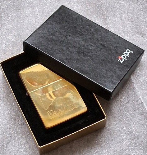 Marlboro zippo brass lighter - brass,