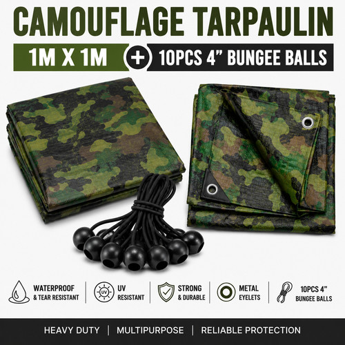 Camouflage tarpaulin - tarpaulin, x