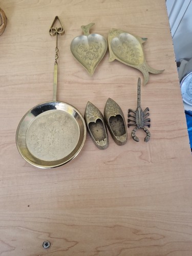 Brass items - brass,