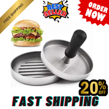 Non Stick Burger Press Hamburger Maker Beef Patty Meat BBQ Grill