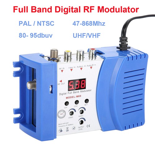 Digital modulator to rf - av,
