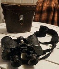 Bausch & Lomb Zephyr 7x35 Binoculars with Original Leather Case Vintage