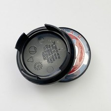 Set of 4 Jaguar Red 59mm Center Wheel Hub Caps