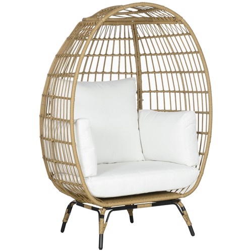 Outsunny rattan egg chair - egg,
