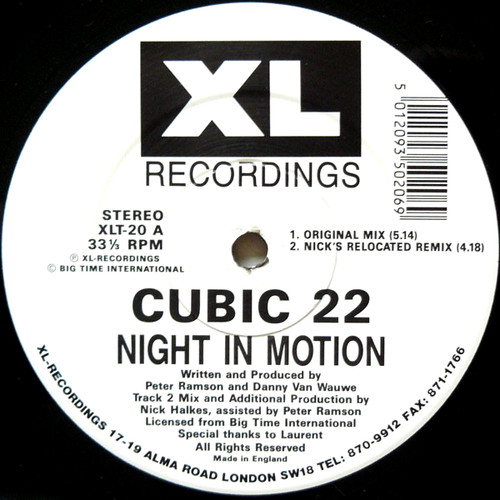 Cubic night motion - in,