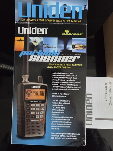Radio scanner ubc125xlt - radio,
