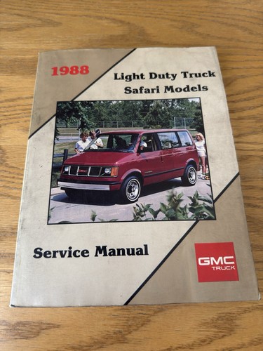 1988 gmc safari van service - safari,
