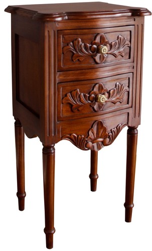 French rococo bedside - french, table