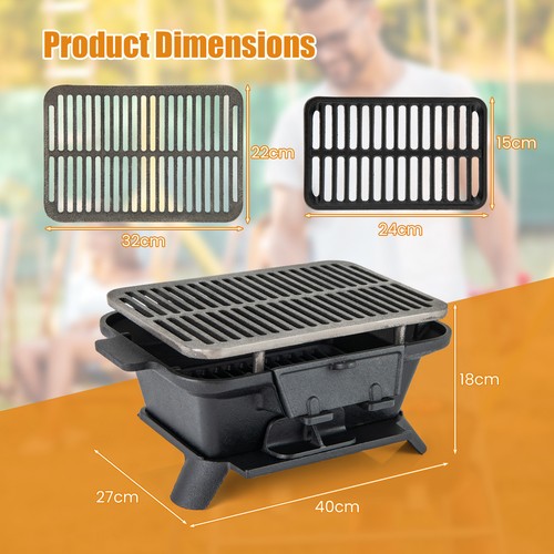 Grill 100 cast iron - 100%, hibachi