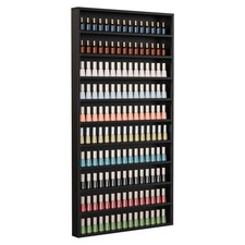 10 Tier Wall Mounted Black