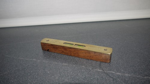 Vintage hardwood brass - hardwood,