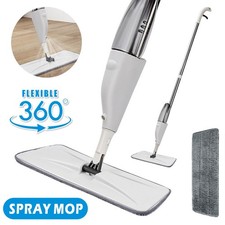 Spray Mop for Cleaning Floors Microfibre Flash Speed Power Cleaner 3 Pad Dry Wet