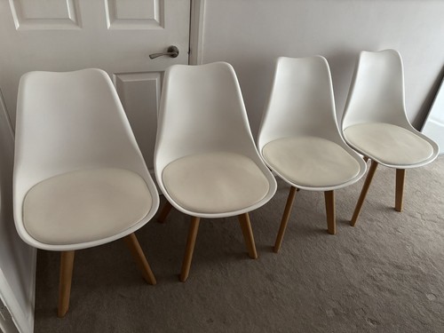 Tulip dining chair - 4x, eiffel