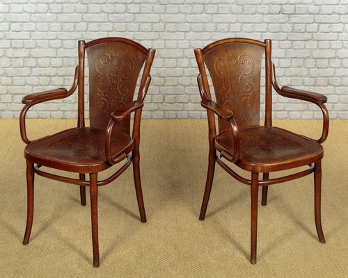 Antique pair bentwood - pair,