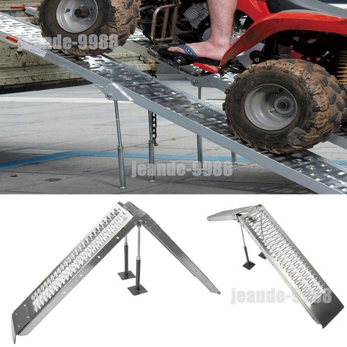 Loading ramp folding steel - -,