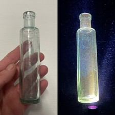 Vintage Old Aqua Green Blown