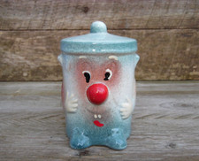 Vintage 1980s Dusty Bin 3 2 1 TV Game Show Money Box Ceramic with Stopper
