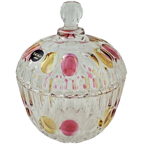 Crystal candy dish soga japan - crystal,