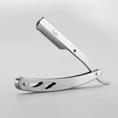 Cut throat shaving razor - throat,