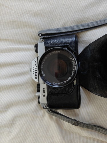 Asahi pentax k1000 slr film - asahi,