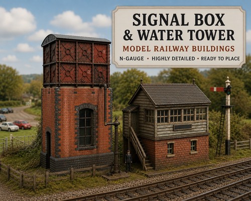 Signal box water tower - water,