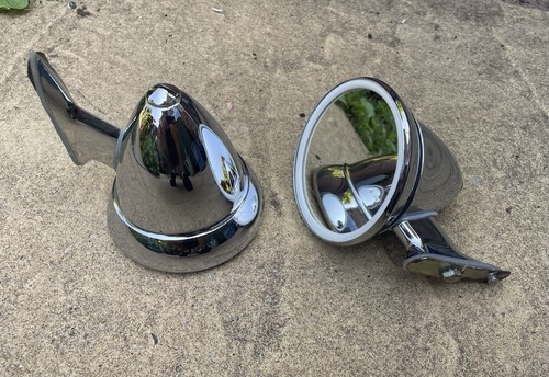 Wingard chrome racing mirrors - racing,