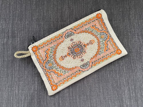 Orange white kilim - &,