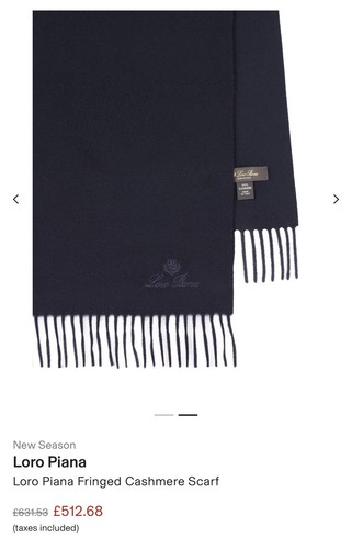 Loro piana fringed cashmere - piana,