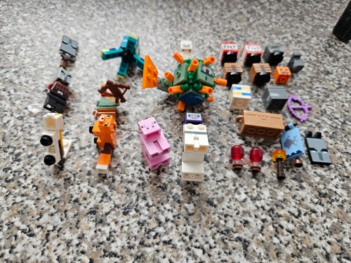Lego minecraft minifigures lot - minecraft,