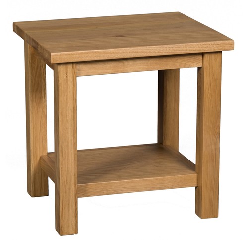 Small side table wooden - small, oak