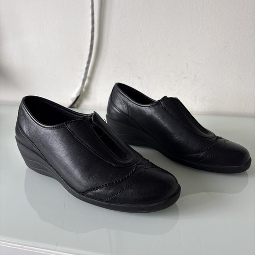 Fly flot black leather shoes - fly,