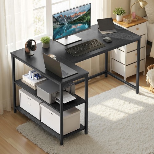 Vasagle shaped corner desk - shaped,