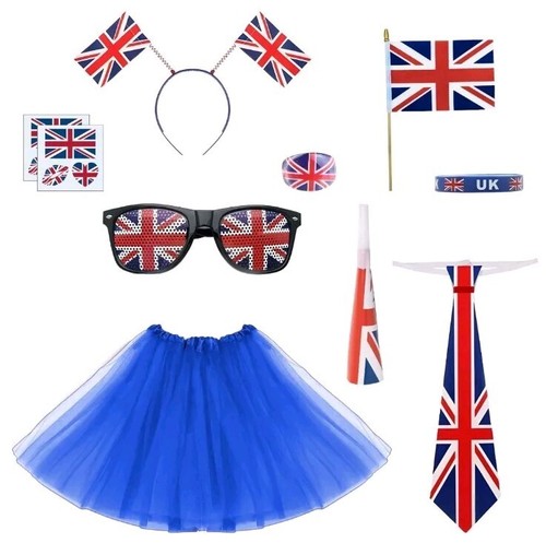 Union jack tutu 8 - jack, pcs