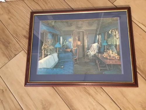 Large vintage framed jigsaw - vintage,