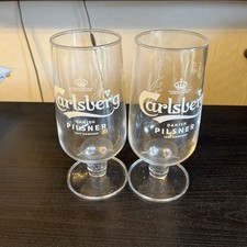 2 x Carlsberg Pint Glasses -