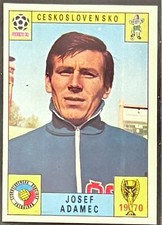 PANINI MEXICO 70 WORLD CUP GREEN 1970 - JOSEF ADAMEC - CESKOSLOVENSKO