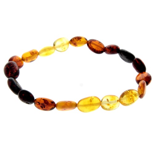 Certified baltic amber bean - baltic,