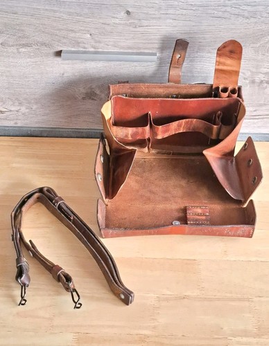 Swiss army leather bag folding - swiss,