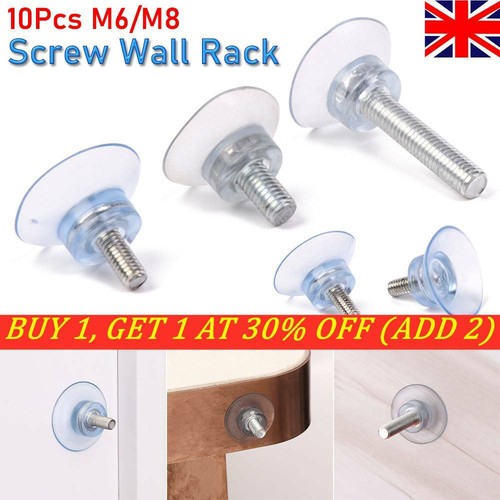 Clear nut thumb screw - m6/m8,