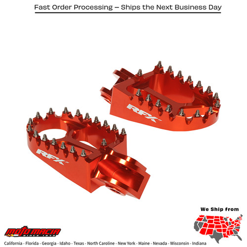 Footpegs orange ktm husq - footpegs, ktm/husq/gas