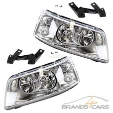 ATEC 2x HEADLIGHTS H7/H1 WITH ACTUATOR LI+RE FOR VW MULTIVAN TRANSPORTER T5