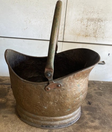 Antique victorian brass - victorian, coal