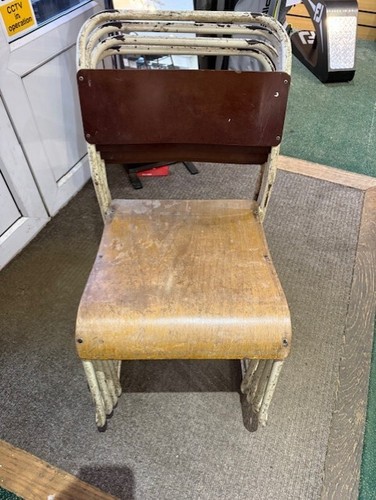 Vintage stackable school