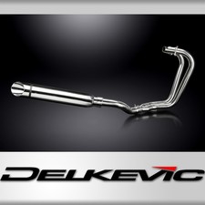 Honda CB400N CB250N Super Dream Hawk 78-82 Exhaust 2-1 410mm Slash Cut Stainless