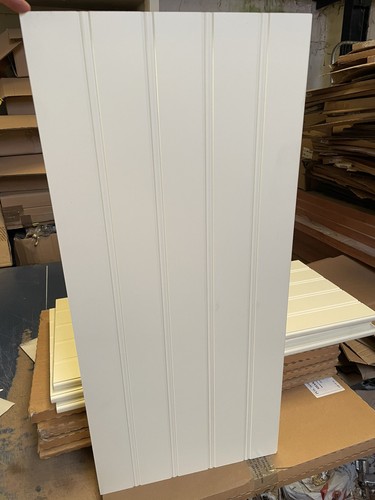 Cream kitchen wall end - cream, panels