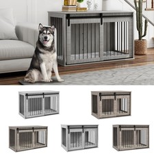 Dog Crate Furniture for Dogs with Removable Cushion