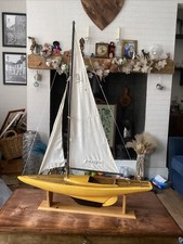 Vintage Dragen ( Billing ) 29” Pond Yacht For Display Or Light restoration 4 Use