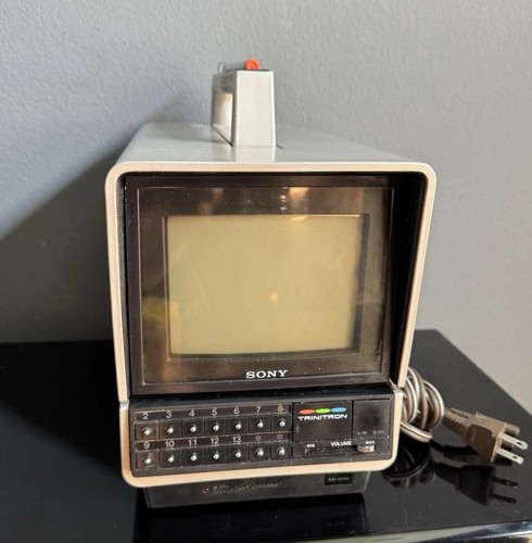 Vtg sony trinitron - trinitron, analog