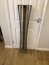 CD Rack Wicker Metal Tower